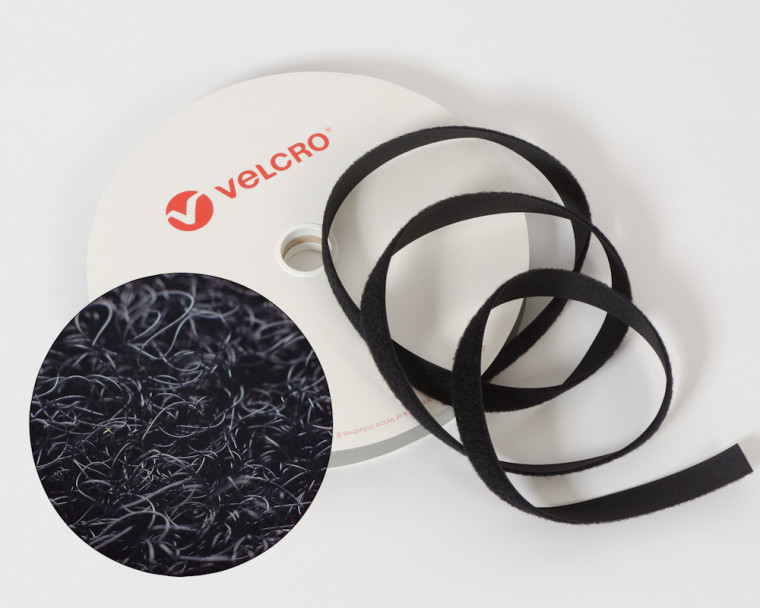 VELCRO®-Flauschband 10mm Markenware zum Aufnähen Industriequalität