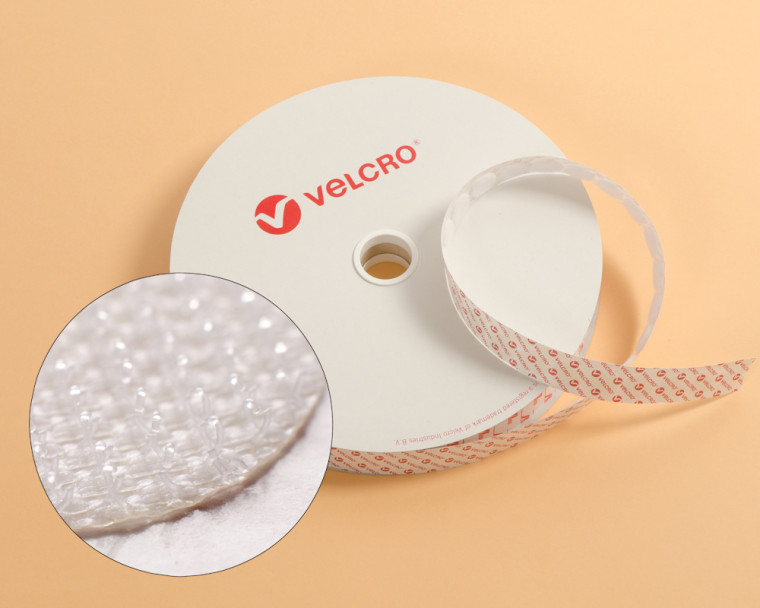 Rolle 480 St. VELCRO® 45mm Hakenpunkte selbstklebend weiss