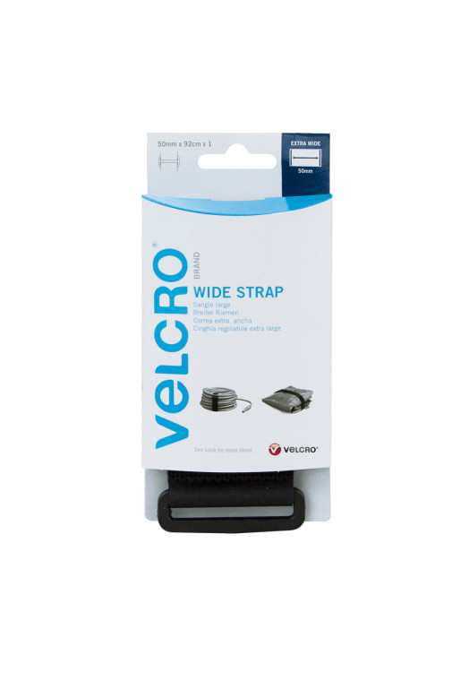 VELCRO® 60329 WIDE STRAP Klettgurt Farbe Schwarz
