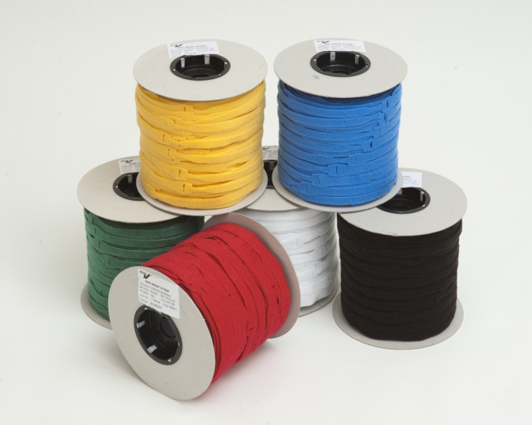 VELCRO® Klett-Kabelbinder 200mm rot 750 Stück Spule